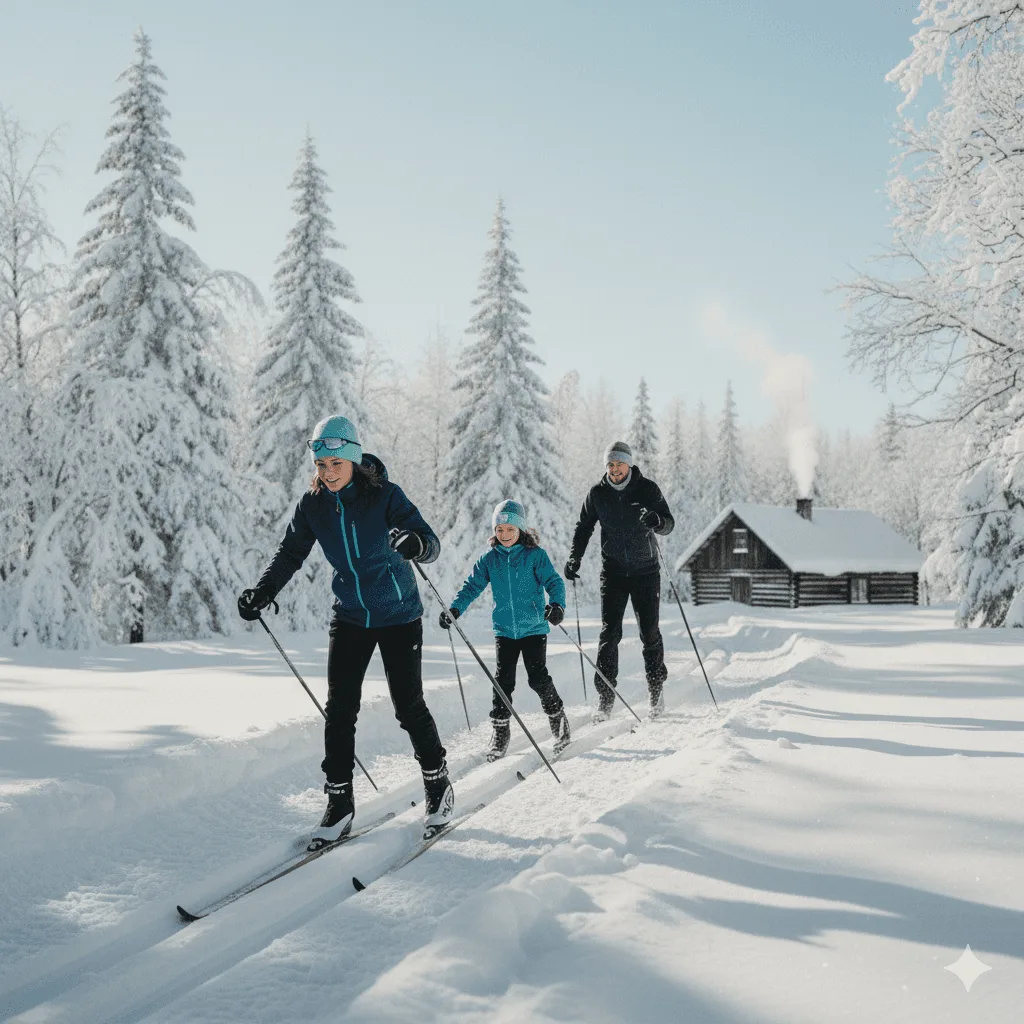 Skis de fond disponibles à la location