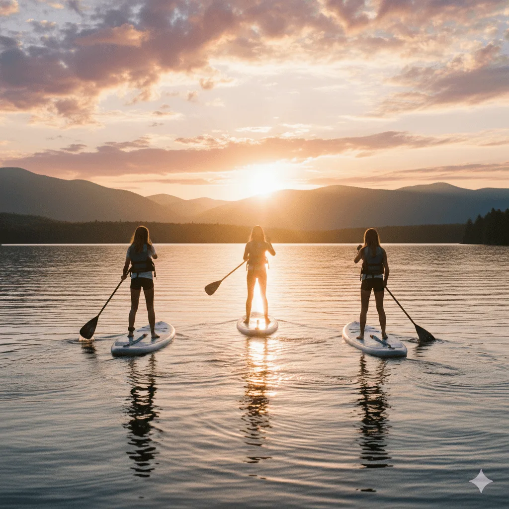 Canoë, kayak et planche à pagaie disponibles autour de Montréal et des lacs du Québec