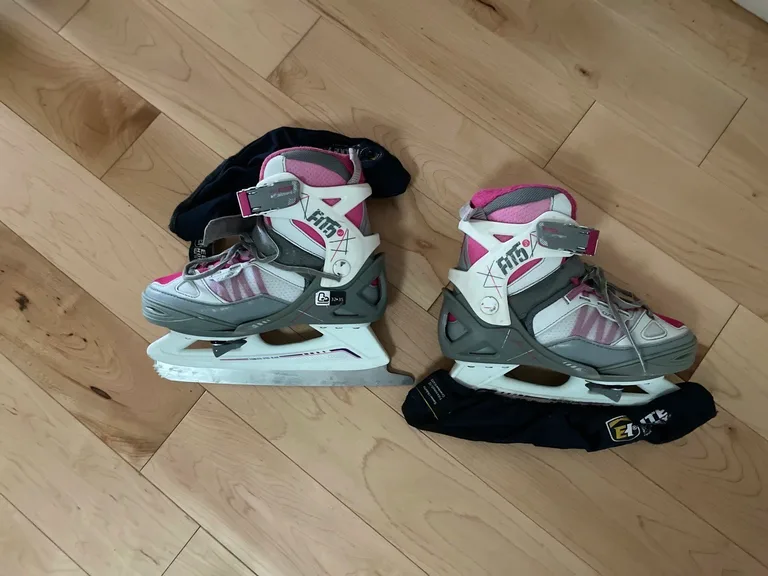 Patins à glace ajustables pour filles