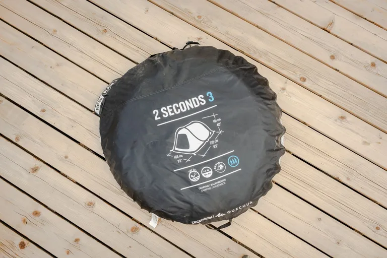 Tente Quechua 2 Seconds 3 Fresh Black 3 places